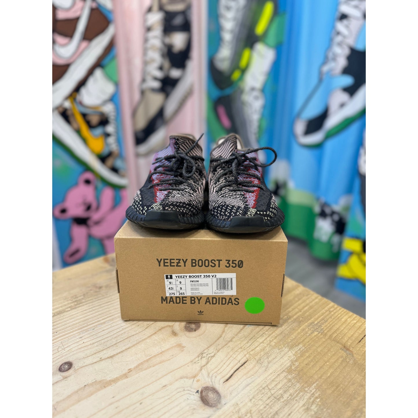 Yeezy 350 V2 Yecheil UK 9 by Yeezy in Shoes. Available at KershKicks for £125.00. A must-have for fans of Yeezy looking to elevate their style with this Kershkicked.