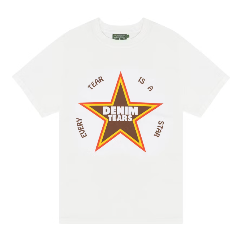 Denim Tears Every Tear Is a Star Tee White