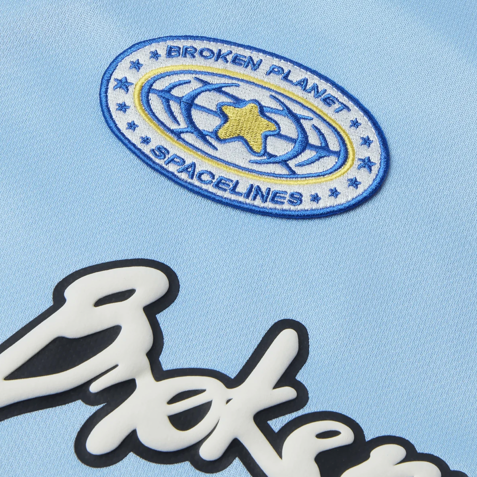 Broken Planet Market Football Jersey Light Blue