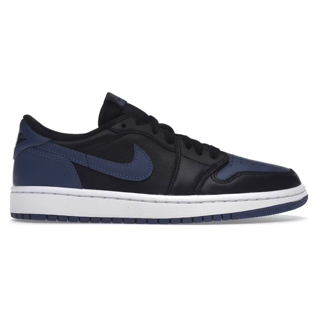 Jordan 1 Retro Low OG Mystic Navy (Women's) by Jordan's in Shoes. Available at KershKicks for £95.00. A must-have for fans of Jordan's looking to elevate their style with this Shoes.