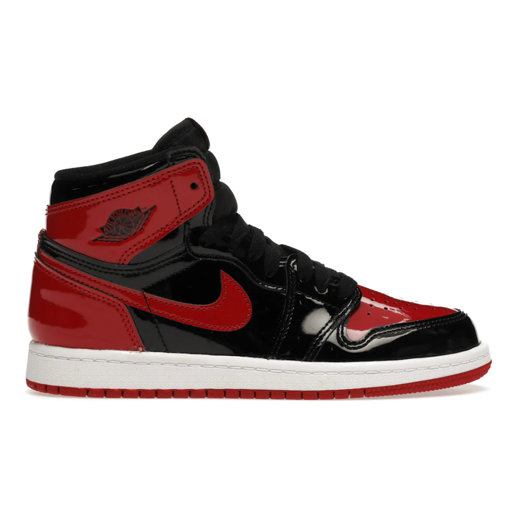 Air Jordan 1 High Patent Bred (PS)