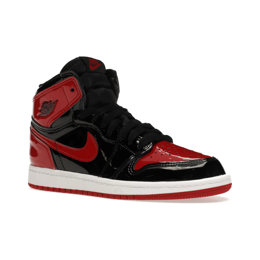 Air Jordan 1 High Patent Bred (PS)