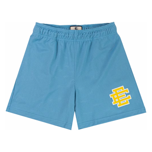 Eric Emanuel EE Short Carolina Blue/Yellow by Eric Emanuel in Uncategorized. Available at KershKicks for £175.00. A must-have for fans of Eric Emanuel looking to elevate their style with this Shorts.