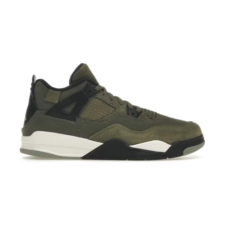 Jordan 4 Retro SE Craft Medium Olive (PS)