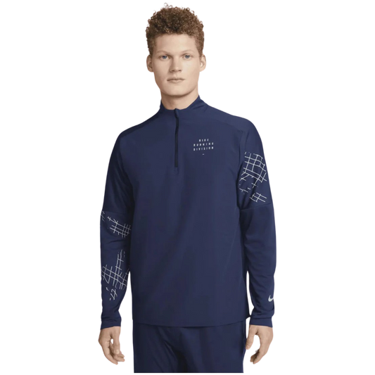 Nike Dri-Fit Run Division 1/4 Zip Top Navy