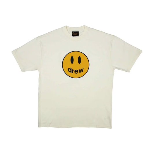 Drew house mascot ss tee off white by Drew House in Clothing. Available at KershKicks for £95.00. A must-have for fans of Drew House looking to elevate their style with this T-Shirt.