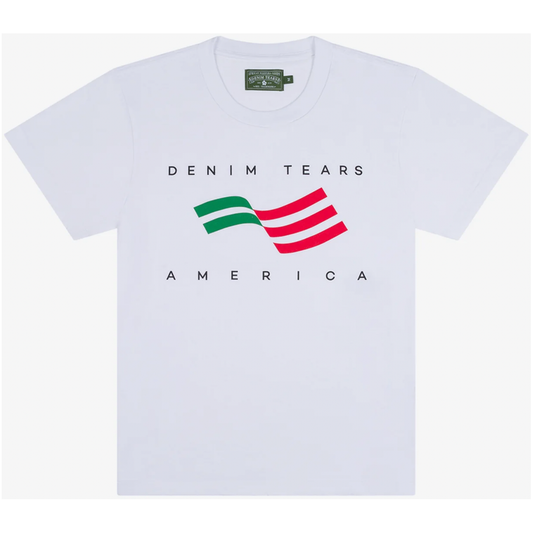 Denim Tears Men's America Sportswear T-Shirt White