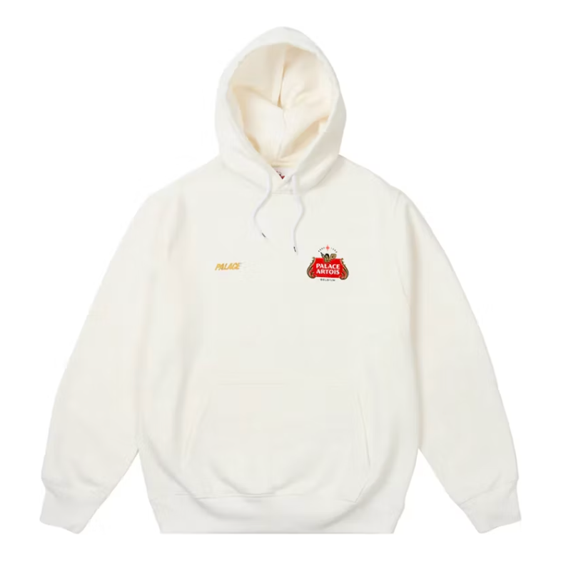 Palace x Stella Artois Hood White