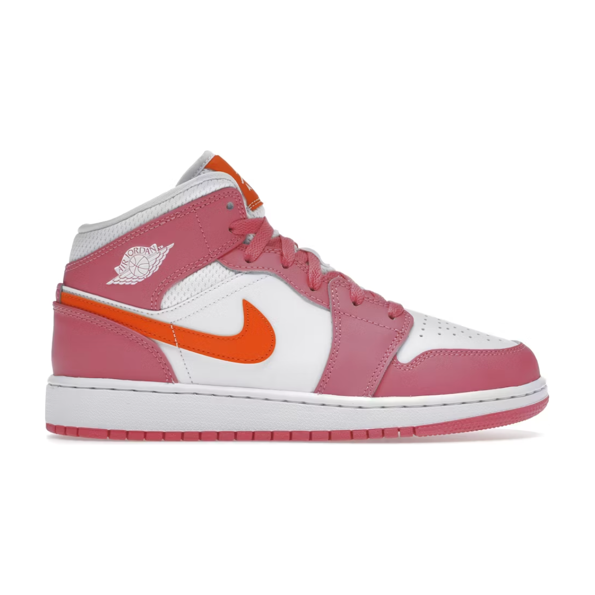 Jordan 1 Mid Pinksicle Safety Orange (GS)