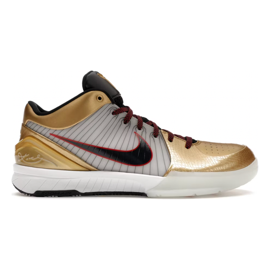 Nike Kobe 4 Protro Gold Medal (2024) by Nike in Uncategorized. Available at KershKicks for £250.00. A must-have for fans of Nike looking to elevate their style with this Shoes.