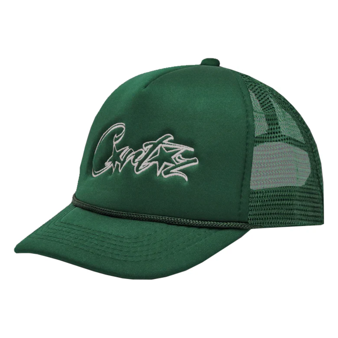 Corteiz Allstarz Trucker Hat Green