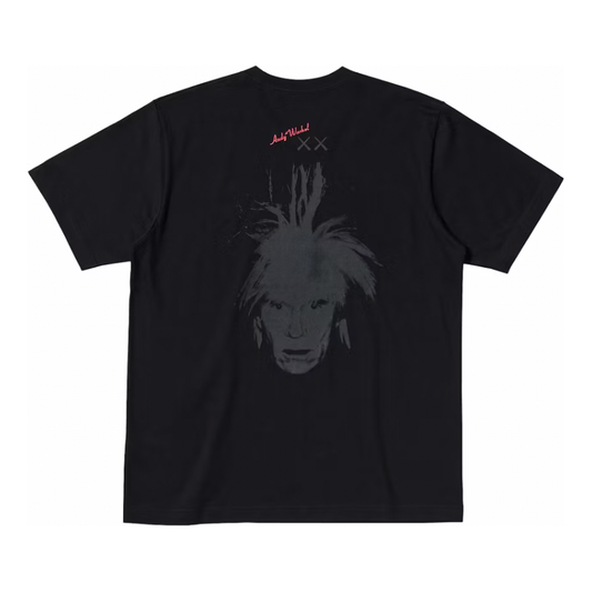 KAWS x Uniqlo Warhol UT Graphic Self Portrait T-Shirt Black