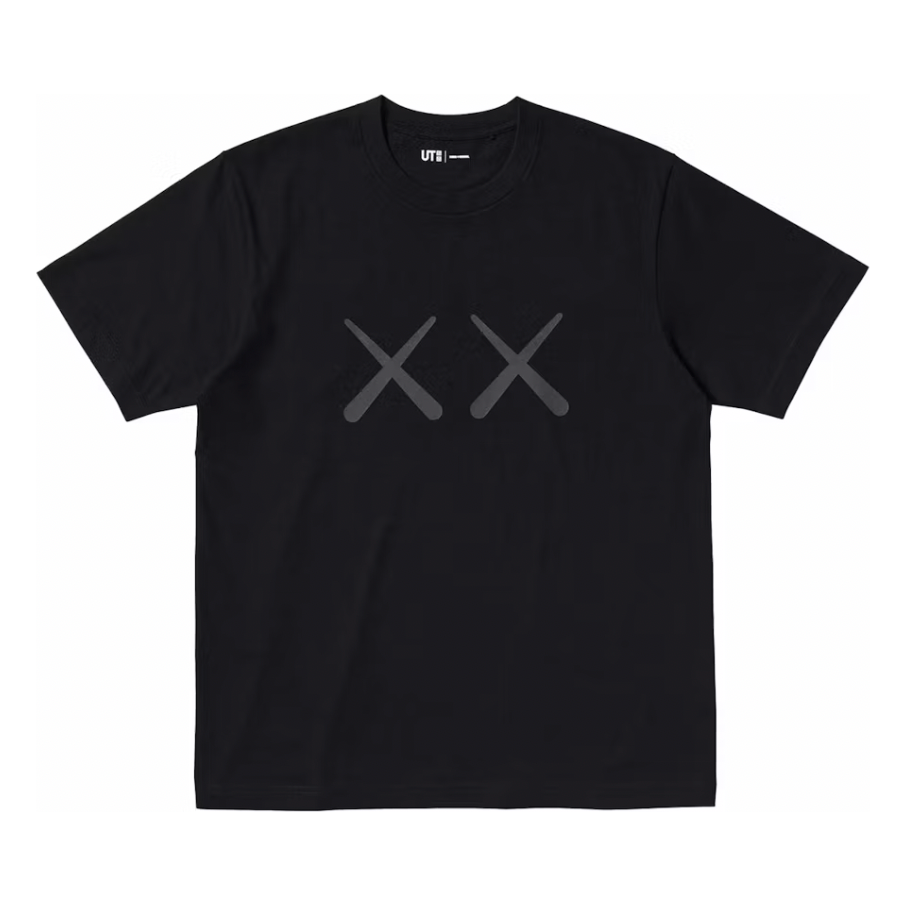 KAWS x Uniqlo Warhol UT Graphic Self Portrait T-Shirt Black