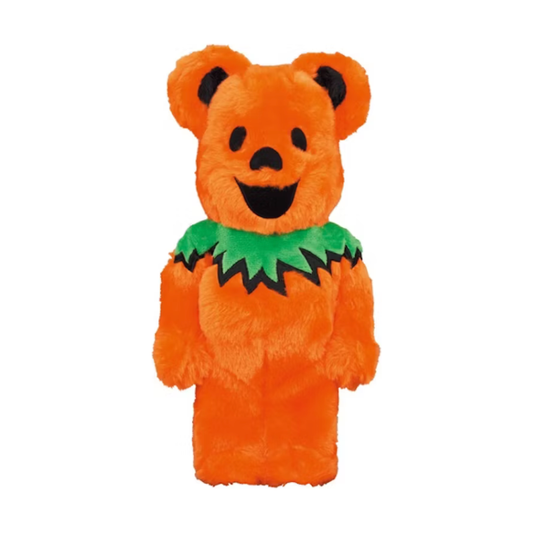 Bearbrick x Grateful Dead Dancing Bear Costume Ver. 400% Orange by Bearbrick in Uncategorized. Available at KershKicks for £175.00. A must-have for fans of Bearbrick looking to elevate their style with this Accessories.