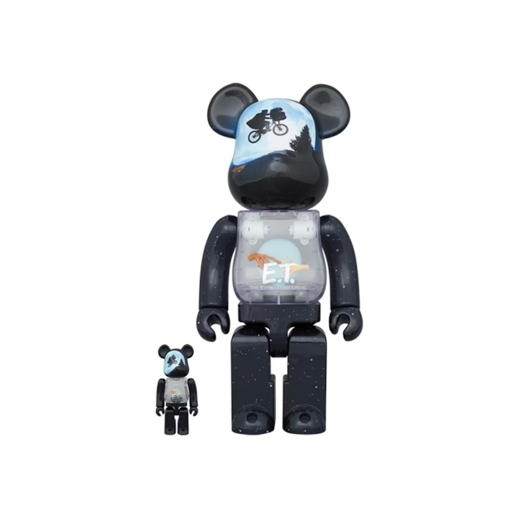 Bearbrick x E.T. Light Up Ver. 100% & 400% Set by Bearbrick in Uncategorized. Available at KershKicks for £300.00. A must-have for fans of Bearbrick looking to elevate their style with this Accessories.