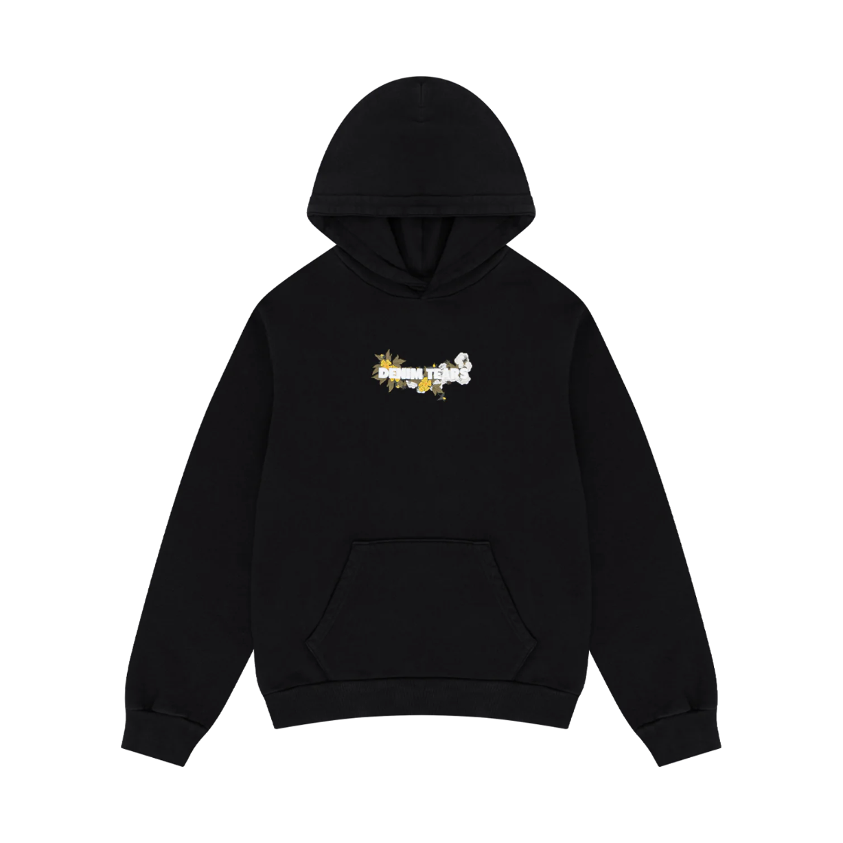 Denim Tears Embroidered Logo Hoodie Black by Denim Tears in Uncategorized. Available at KershKicks for £225.00. A must-have for fans of Denim Tears looking to elevate their style with this Hoodie.