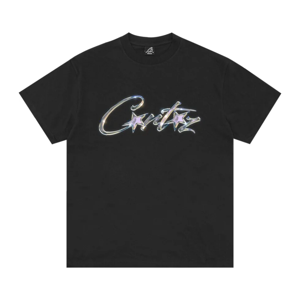 Corteiz Chrome Allstarz Tee Black