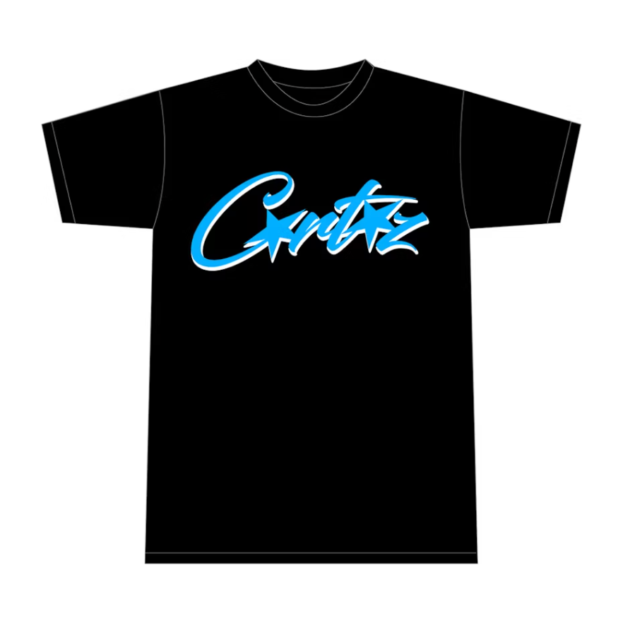 Corteiz Allstarz T-shirt Black/Blue