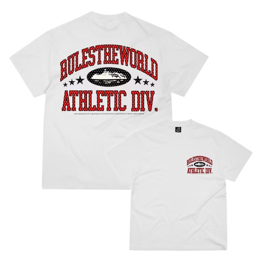 Corteiz RTW Athletic Division Tee White/Red