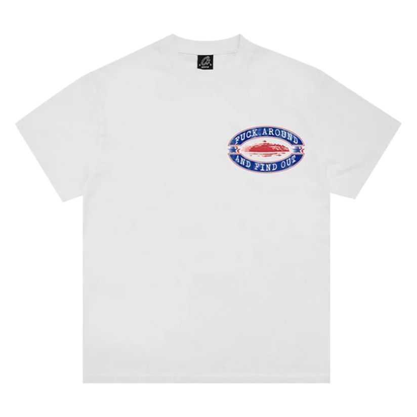 Corteiz Fuck Around Tee White