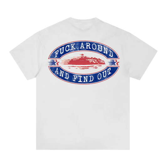 Corteiz Fuck Around Tee White