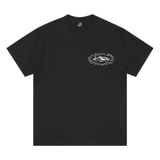 Corteiz Firey Alcatraz Tee Black