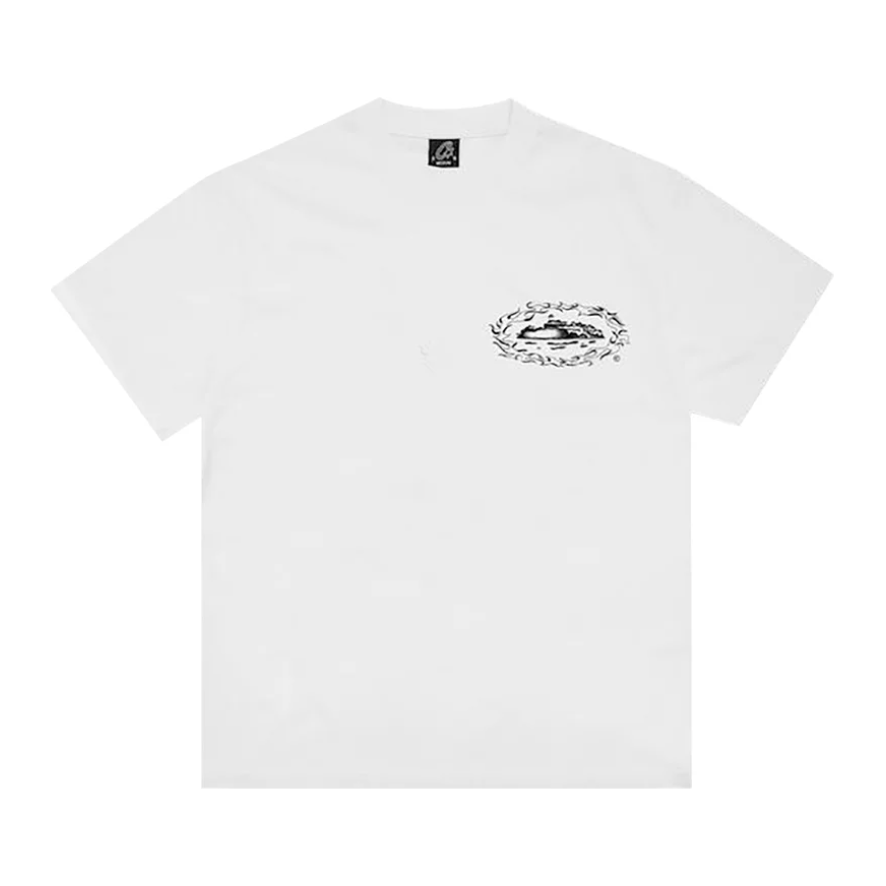 Corteiz Firey Alcatraz Tee White