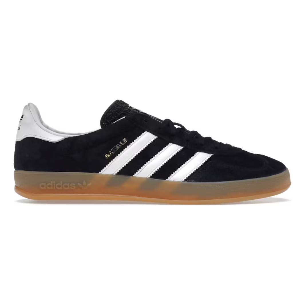 adidas Gazelle Black White Gum