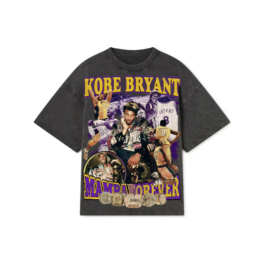 Stripteez Kobe Bryant Washed Black Tee