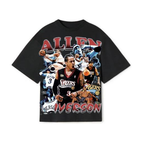 Stripteez Allen Iverson Black Tee