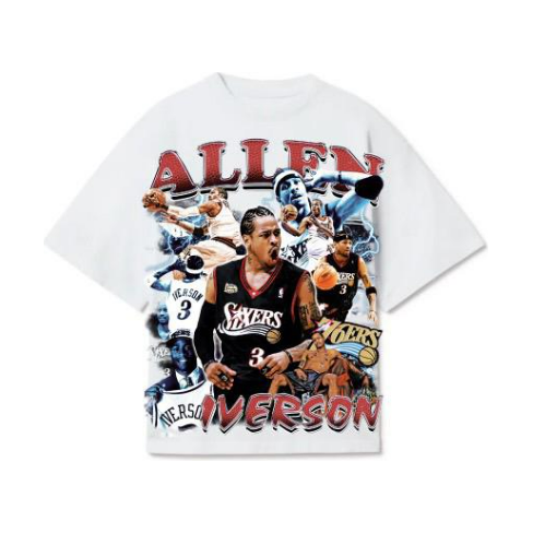 Stripteez Allen Iverson White Tee