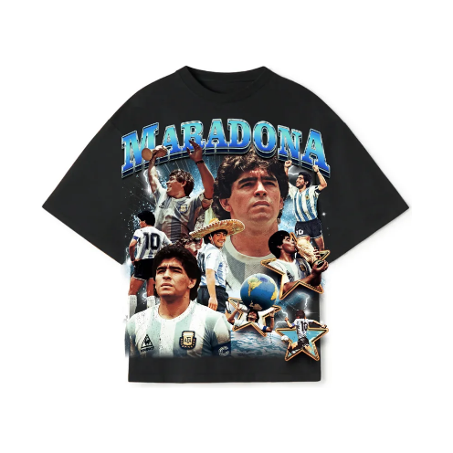 Stripteez Maradona Black Tee