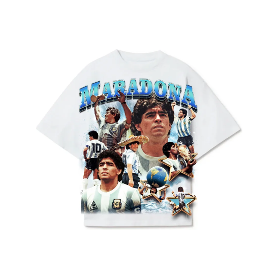 Stripteez Maradona White Tee