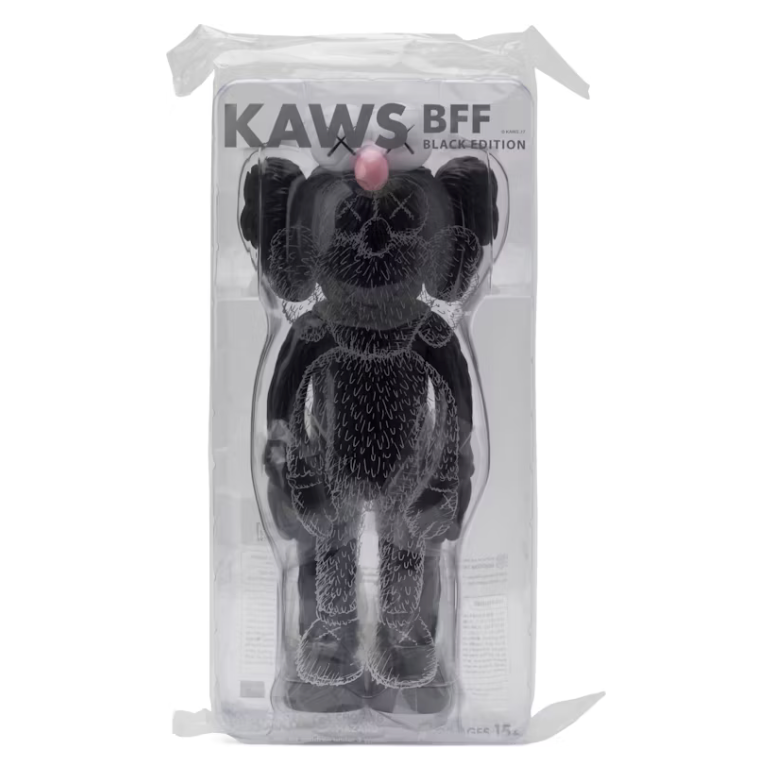 KAWS BFF Open Edition Vinyl Figure Black