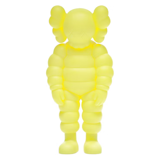 KAWS What Party Vinyl Figure Yellow