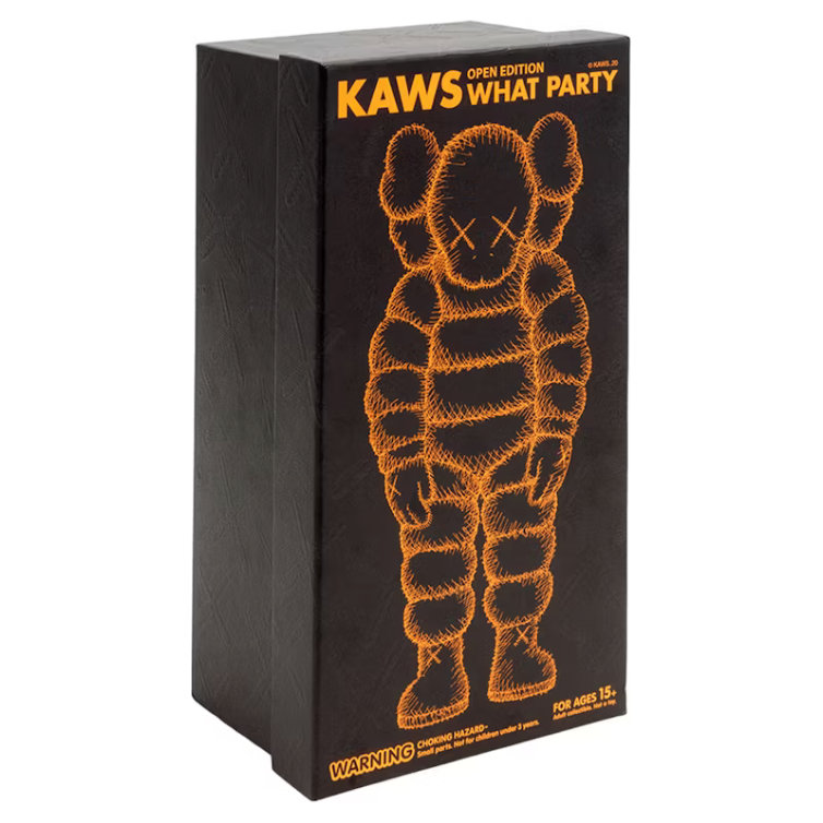 KAWS What Party Vinyl Figure Orange