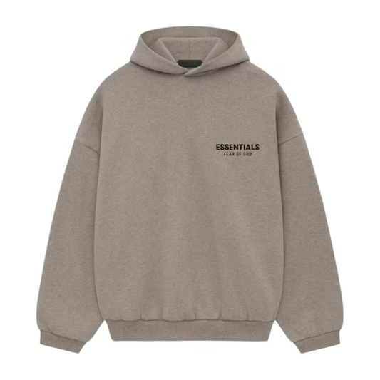 Fear of God Essentials Fleece Hoodie (FW24) Heather Gray