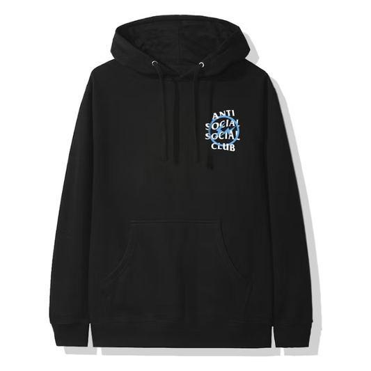 Anti Social Social Club x Fragment Blue Bolt Hoodie (FW19) Black