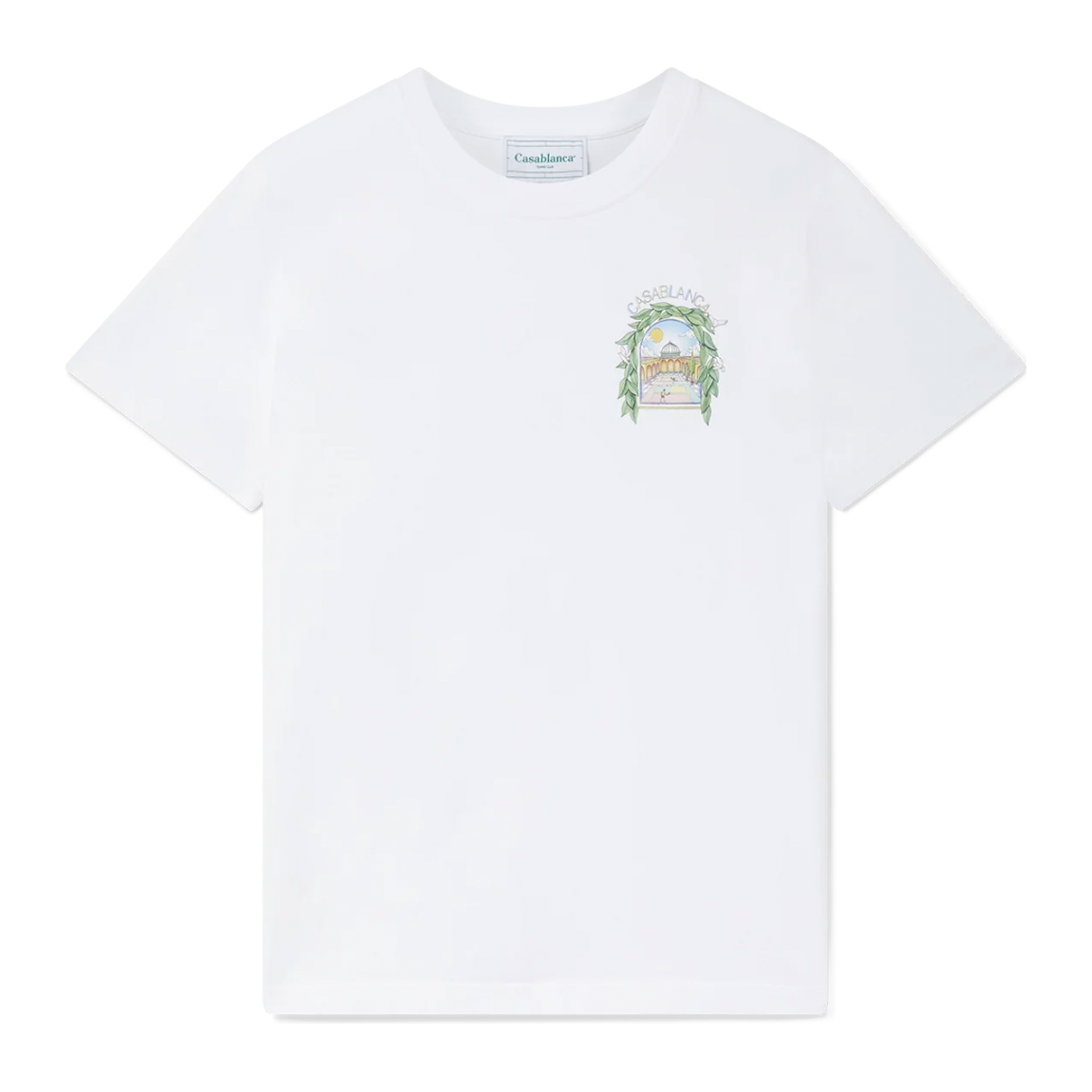 CASABLANCA L'ARCHE DE TENNIS T-SHIRT WHITE