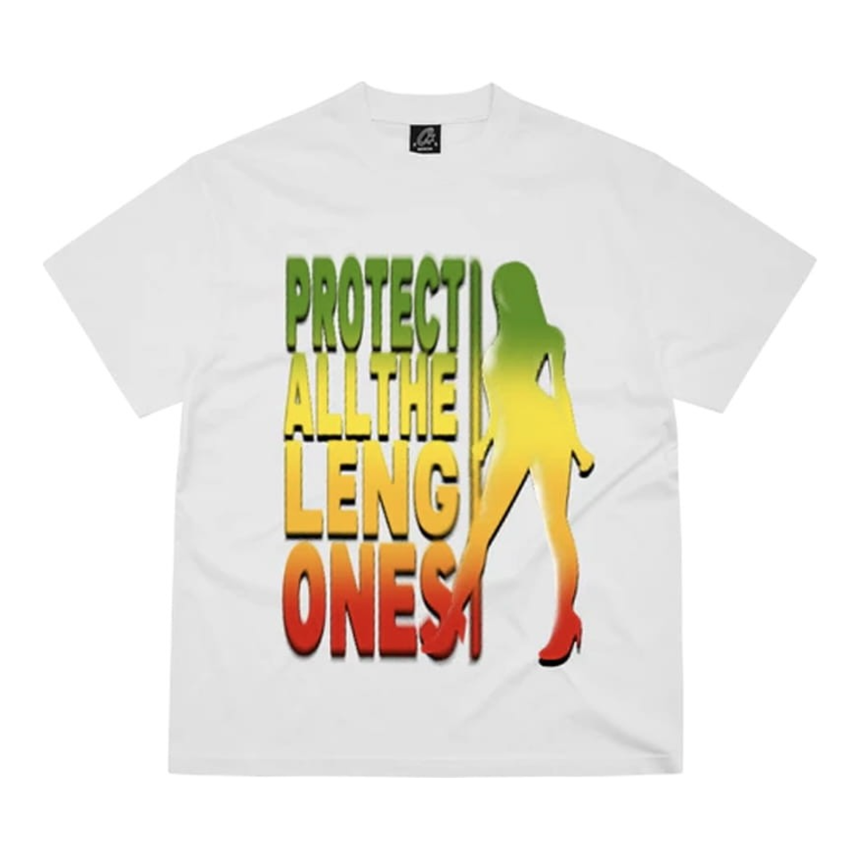 Corteiz Protect All The Leng Ones Tee White