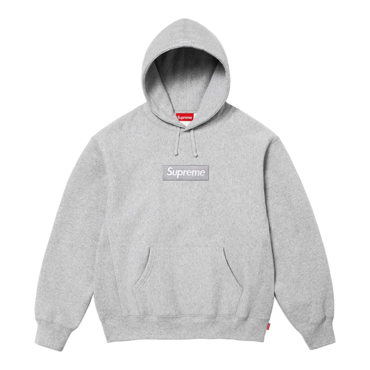 Supreme Box Logo Hooded Sweatshirt (FW24) Heather Grey