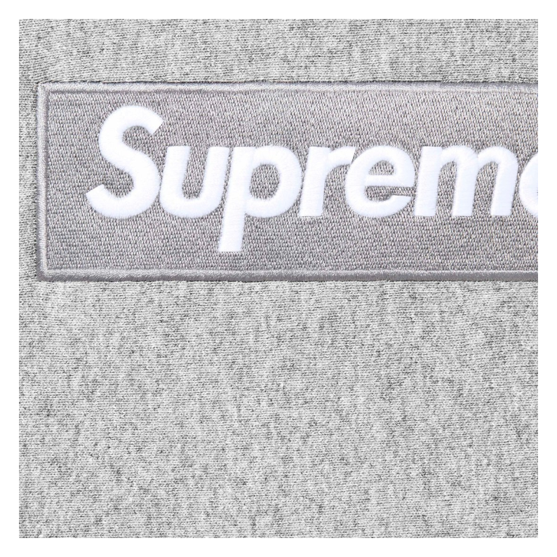 Supreme Box Logo Hooded Sweatshirt (FW24) Heather Grey