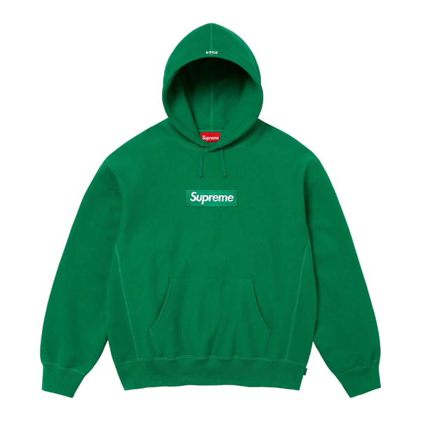 Supreme Box Logo Hooded Sweatshirt FW24 Green Supreme KershKicks