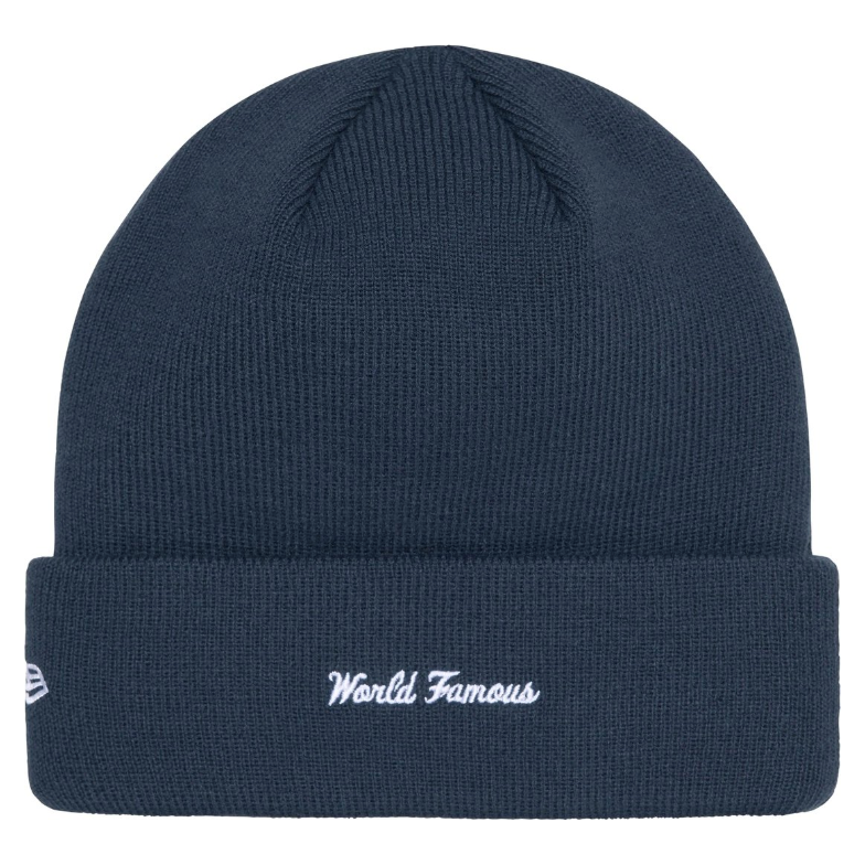 Supreme New Era Box Logo Beanie (FW24) Navy