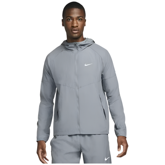 Nike Miler Men's Repel Running Jacket Grey