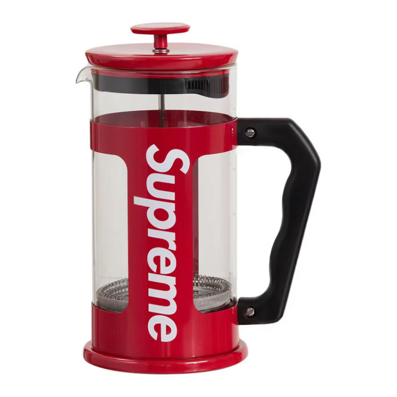 Supreme Bialetti 8-Cup French Press Red