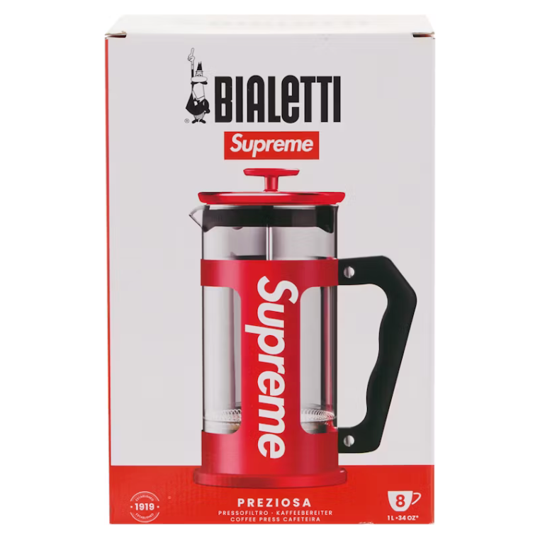 Supreme Bialetti 8-Cup French Press Red