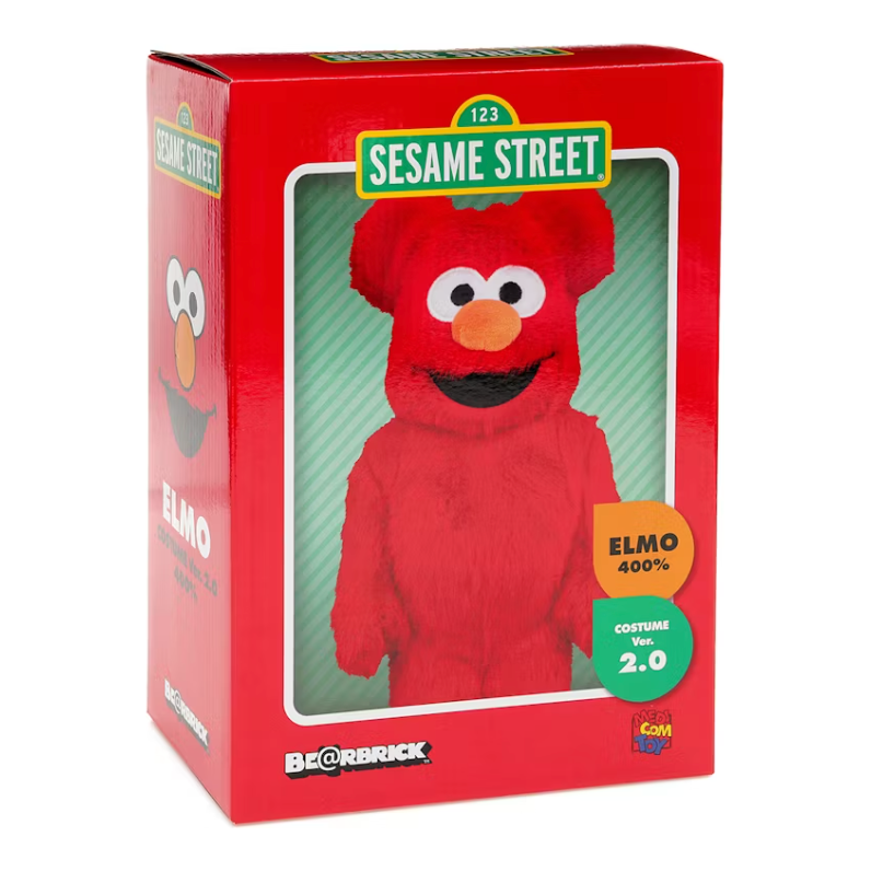 Bearbrick x Sesame Street Elmo Costume Ver. 2 400%