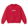 Supreme Washed Box Logo Crewneck Red