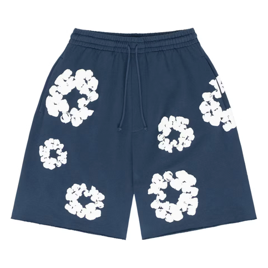 Denim Tears The Cotton Wreath Shorts Navy